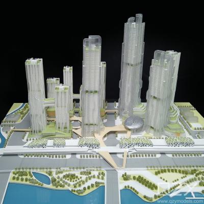 China Shang'chu CAUPD 1/500 Guangzhou Haizhu Innovatiebaai Lijiao Kerngebied Stedelijk Ontwerp Model Te koop