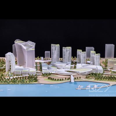 Китай Nikken Sekkei - 1/1000 Проект Tencent Qianhai Большой городской комплекс продается