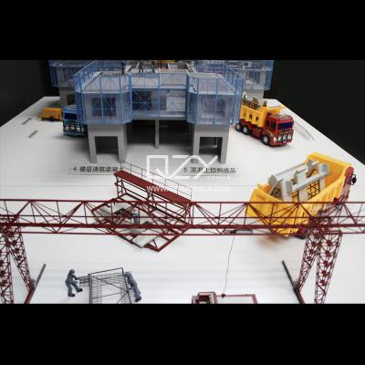 China Vanke - 1/20 Residential Industrialized Construction Process Model for sale