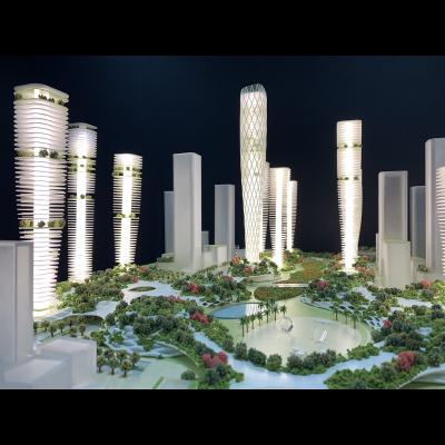 China CARLO RATTI Modelos arquitectónicos en miniatura 1/1000 Modelo a escala Proyecto de la estación norte de Shenzhen en venta