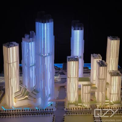 China Shang'chu CAUPD 1/500 Guangzhou Haizhu Innovatiebaai Lijiao Kerngebied Stedelijk Ontwerp Model Te koop