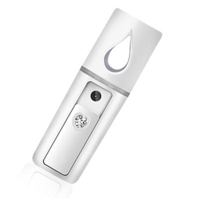 China Mini USB Portable Nano Mist Sprayer Instrument Refill Water Beauty Size Cool Mist Humidifier for sale