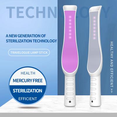 China USB Lamp Sterilizer Home/Office/Hotel Rechargeable Portable Handheld Germicidal UV Sterilization LED UV Stick for sale