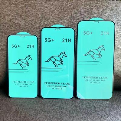 China Wholesale Mobile Phone Full Coverage Glue Tempered Glass Screen Protector For iPhone 12 for sale