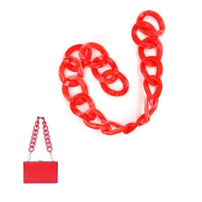 China New Acrylic Bag Handbag Purse Fashion Bag Chains Resin Chain For Handbags for sale