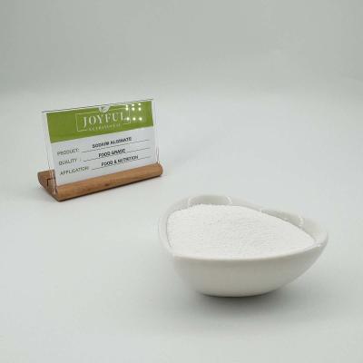 China Food Additives Organic Sodium Alginate Powder Thickener Stabilizer for sale