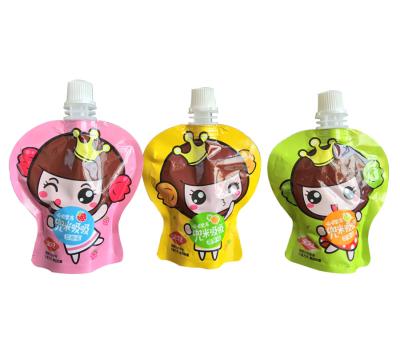 China Disposable Soft Packaging For Juice Spout Bag Beverages Stand Up Pouch for sale