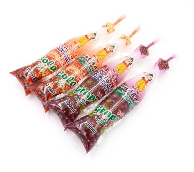 China Custom Special Shaped Fruit Disposable Spout Pouch Juice Jelly Packaging Bag for sale