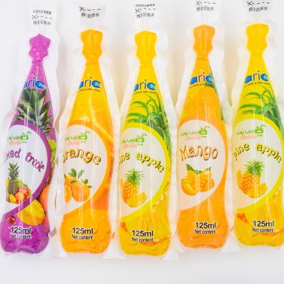 China Moisture Proof Drinking Packaging Custom Shaped Stand Up Spout Bag Juice Jelly Pouch for sale