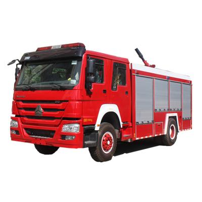 China Municipal Firetruck Vehicle Sinotruk HOWO 8t Fire Fighting Fire Engine Manufacturer for sale