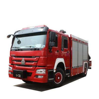 China 2021 New Howo XDR Double Row 5ton Rescue Fire Truck 9055*2500*3450mm for sale