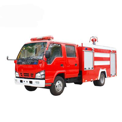 China 4x2 Isuzu 600p Fire Fighting Trucks 4000L Foam Water Fire Truck Japan Brand Firefighter Truck 6850*1900*2840mm for sale