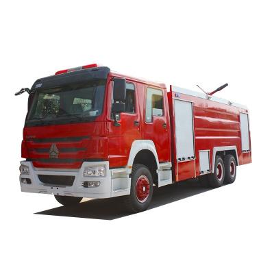 China Heavy Duty Stainless Steel Howo 3000gallon Water Tanker Firefighter Fire Engine Truck for sale