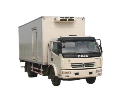 China howo fridge truck refrigerator van truck for meat and fish 1-10T for sale