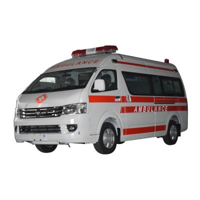 China Foton Manual Brand New Euro 6 Side Hospital Gasoline Ambulance Car for sale