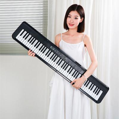 China Multifunctional Toy Keyboard 88 Musical Keys Play Piano Electronic Organ with MIDI and Ignition Keys for Kids for sale