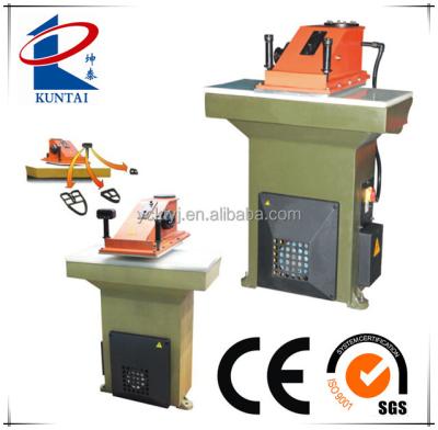 China Hydraulic Shoe Swing Arm Cutting Clicking Machine 370mm for sale