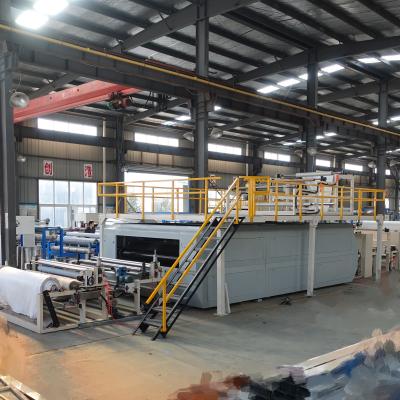 China Productive Textiles Polyester Felt Acres Laminating Machine for sale