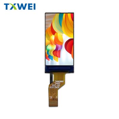 China 0.96-inch strip screen 80 * 160 SPI interface 500cd/m² brightness TFT display for sale