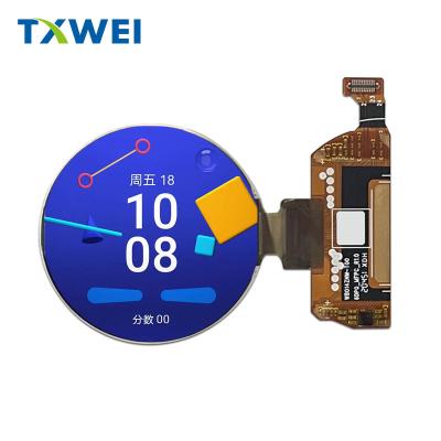 China 1.39 inch 454 * 454 IPS wearable smart knob, medical small appliances, brightness 400cd/m ² circular display screen for sale