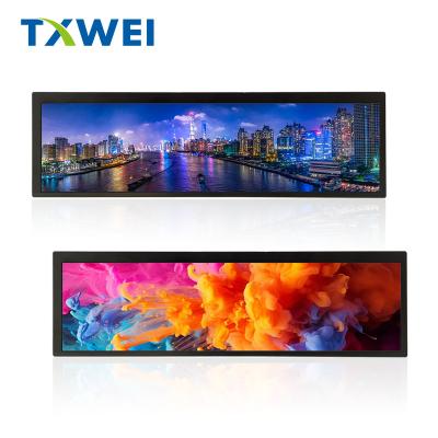 China Customized 8.88-inch long touch screen with brightness of 400 full-color TFT LCD display for sale