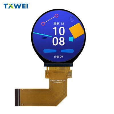 China 2.1 inch 480*480 capacitive touch 450 brightness circular display screen for sale