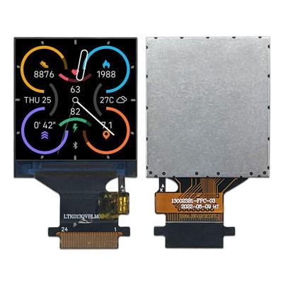 중국 1.3인치 LCD 스마트 웨어러블 디스플레이 화면 사각형 IPS TFT LCD 디스플레이 패널 판매용