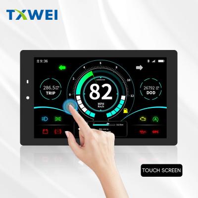 China 7-inch 600X1024 Resolution 800cd/m2 Electric Vehicle Instrument Panel TFT LCD Display MIPI Interface for sale