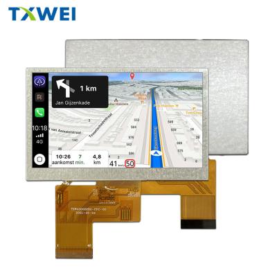 China 4.3-inch 800*480 RGB 1200nits Electric Vehicle Dashboard Display Screen OEM ODM for sale