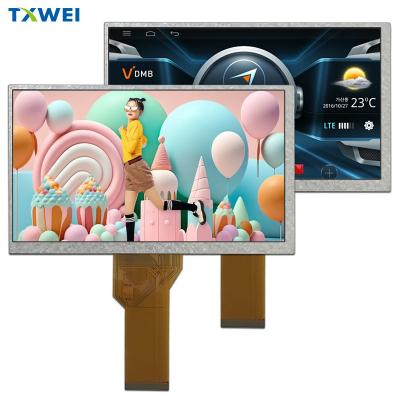 China 7-inch 450nits Car Navigation Display Panel With 800*480 RGB Interface Display Screen for sale