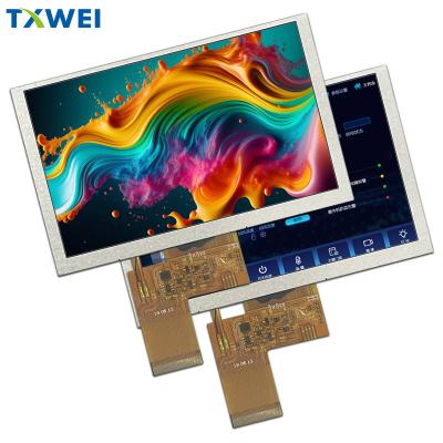 China 5-inch IPS resolution 800*480 LCD display screen for sale