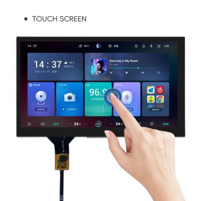 China LVDS interface 7 Inch TFT LCD Touch Screen 1024x600 IPS Full Viewing Angle with CTP for sale