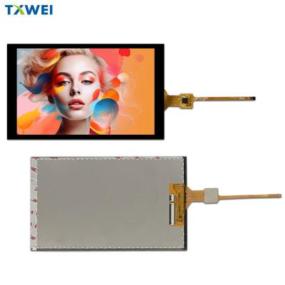 China 7 pulgadas 800*1280 LVDS TFT LCD con CTP, PCAP pantalla táctil 7 pulgadas IPS en venta