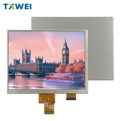 China 8-inch TFT-LCD LCD screen 1024 * 768 display LVDS full view industrial control medical display panel for sale