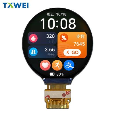 China Customized touch screen for 1.3-inch 240 * 240 circular smart wearable display for sale