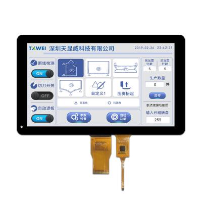 China 10.1 inch 10.1'' 1024*600 RGB interface All viewing angle ips touch screen tft lcd module for sale