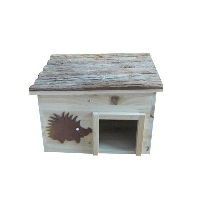 China K/D Natural Breathable Wooden Hedgehog House Modern Outdoor Driver for sale