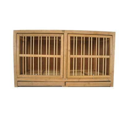 China 2021breathablefashionable breeding boxes foldable packing pigeon male and female pigeon wooden cages for sale