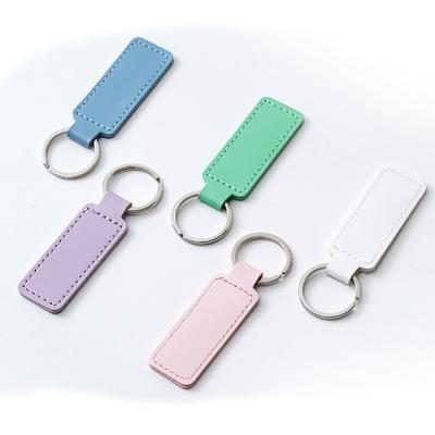 China Wholesalers/Leather Key Chain Metal Logo Keychain Keyring Wholesale Custom White Key Chain Advertisers Gifts Car for sale