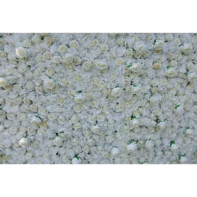 China FABRIC Baby's Breath Hydrangeas Rose Silk Cloth Flowers Wall Wedding Decor Artificial Flowers For Outdoors UV Resistant for sale