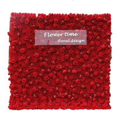 China Romantic Silk Flowers Rose Wall Party Decorations Wedding Holiday Decorations for sale