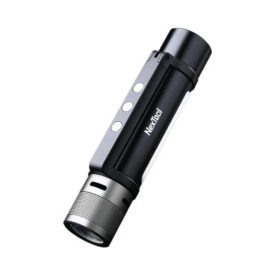 China NEXTOOL 6-in-1 1000lm Double-light Zoomable Alarm Flashlight USB-C Power Bank Rechargeable Mobile Camping Torch for sale