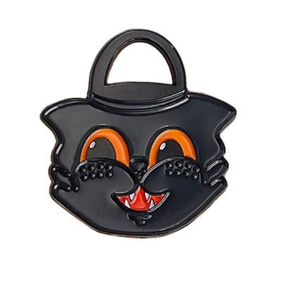 China China Factory Direct Selling Excellent Quality Dyed Black Cute Cat Pin Soft Enamel Metal Pins Custom for sale