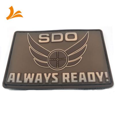 China high quality personalized custom 3d pvc rubber tags patch from 3d china manufacture for sale