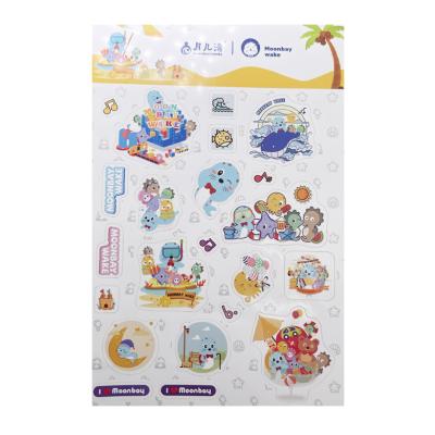 China Decorative Wholesale Custom Cheap Animal Cartoon Cute Cutting PVC Sticker for sale