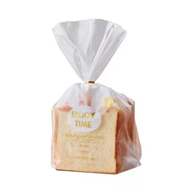 China Recyclable Clear Plain Plastic Bread Bag Custom Printing Bread Bag for sale