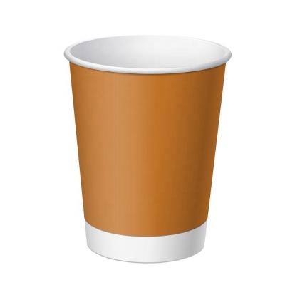 China Eco-friendly China Disposable Custom Double Wall Paper Coffee Cup for sale