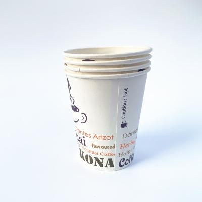 China High Quality Disposable Raw Material Food Grade Paper Cup Custom Printing Coated PE Paper Cup Fan for sale