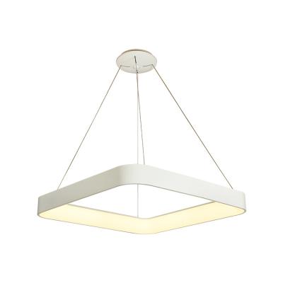 China Modern Led Chandelier Modern Luxury Square Pendant Light Led Ceiling Light Chandelier for sale