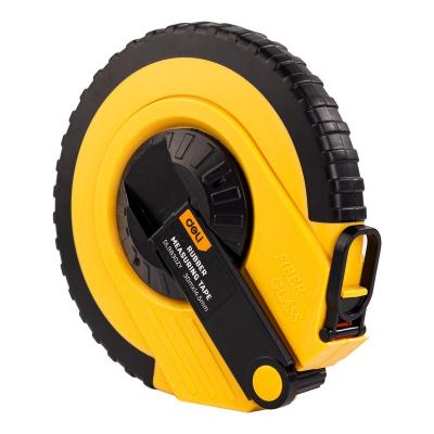 China ABS & Grocery Plastic Soft Retractable Body EDL9830ZY Measuring Tape #Fiber Leather Waterproof Measuring Tape #30mx14.5mm #YELLOW Measuring Tape for sale